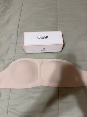 OEAK Strapless Seamless Nude Bra